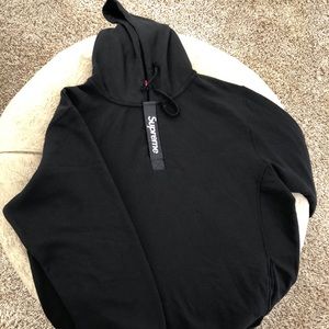 Supreme black block hoodie